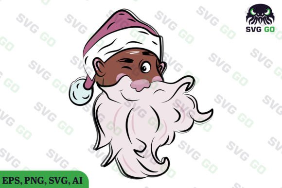 African American Santa Christmas SVG Review