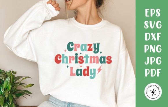 Crazy Christmas Lady SVG Review
