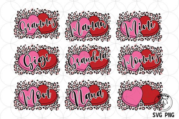 Leopard Heart Grandma Valentine SVG Review