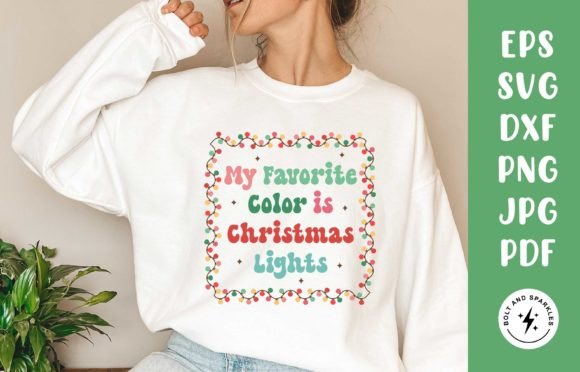 My Favorite Color Christmas Lights SVG Review